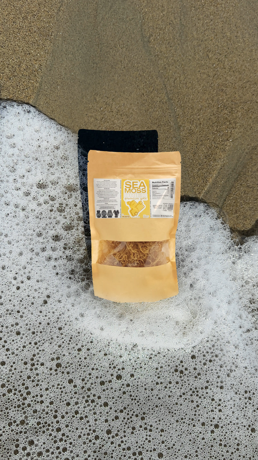 Premium Gold Wildcrafted Raw Sea Moss (Produces 48 Oz Gel)
